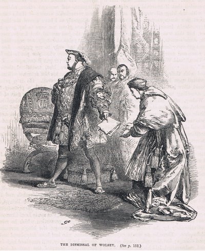 Afskedigelsen af wolsey 1530 af Gordon Frederick Browne